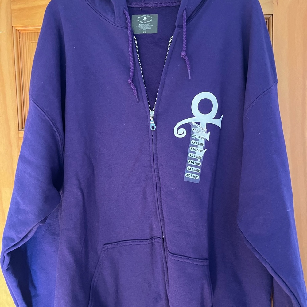 Authentic Prince hooded sweatshirt.  Brand new never worn.